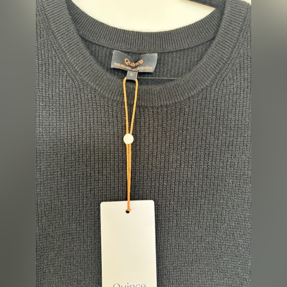 NWT! | QUINCE Mongolian Cashmere Sleeveless Midi
Sweater Dress Black Size Small - Picture 13 of 16